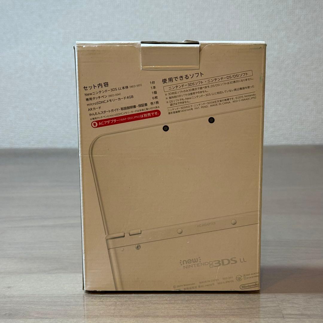 4-382 Newニンテンドー3DS LL パールホワイト 上IPS搭載