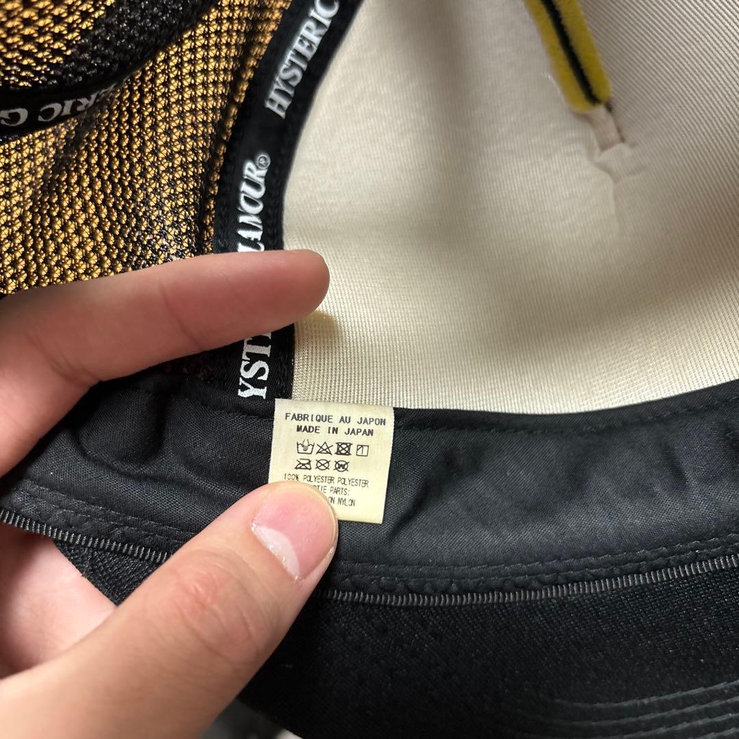 ヒステリックグラマー　WILD SIDE メッシュキャップ　黒 kkk専用