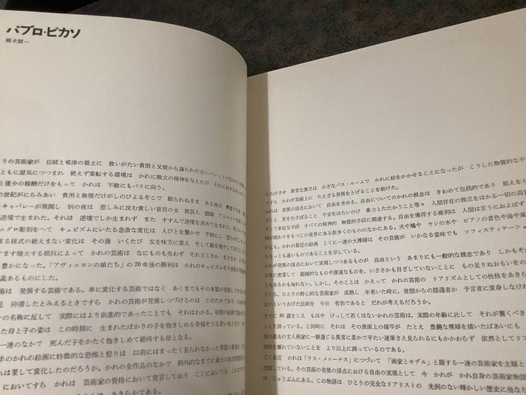 パブロ・ピカソ アートブック 青赤表紙　1964年発行　三一書房　希少品