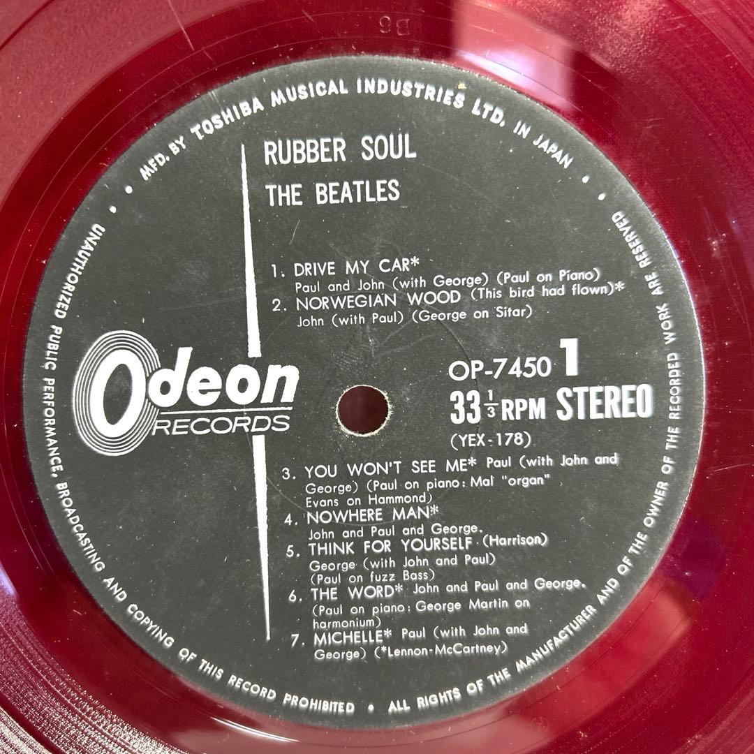 赤盤 LP 初盤THE BEATLES￼/ RUBBERSOUL