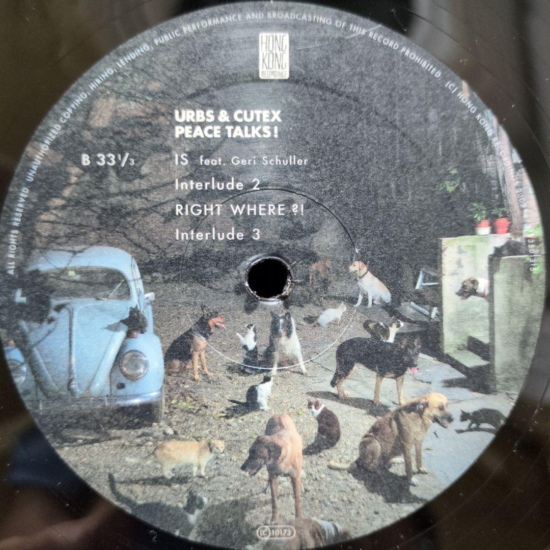 ☆美品☆urbs & cutex / peace talks ! / 2枚組LP