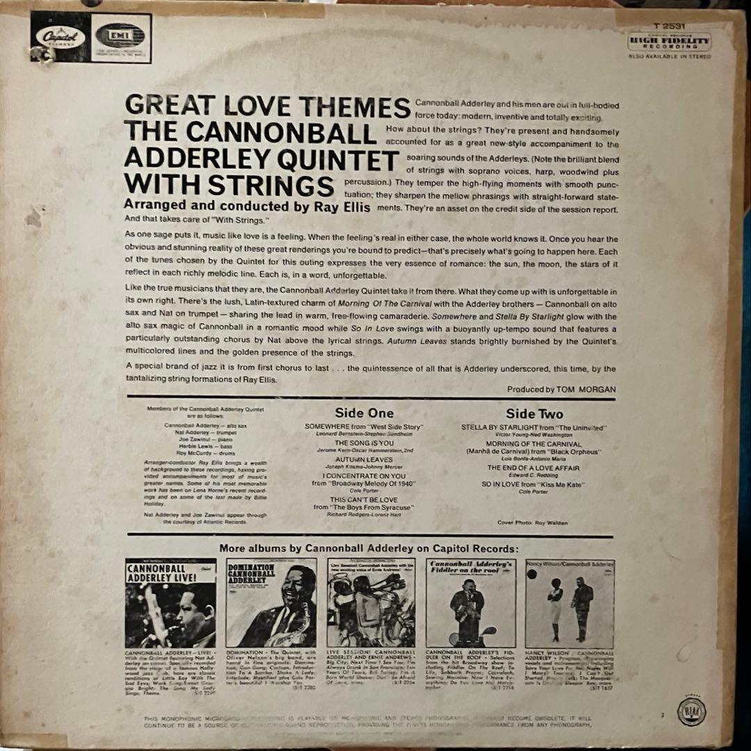 オリ Cannonball Adderley Great Love Themes