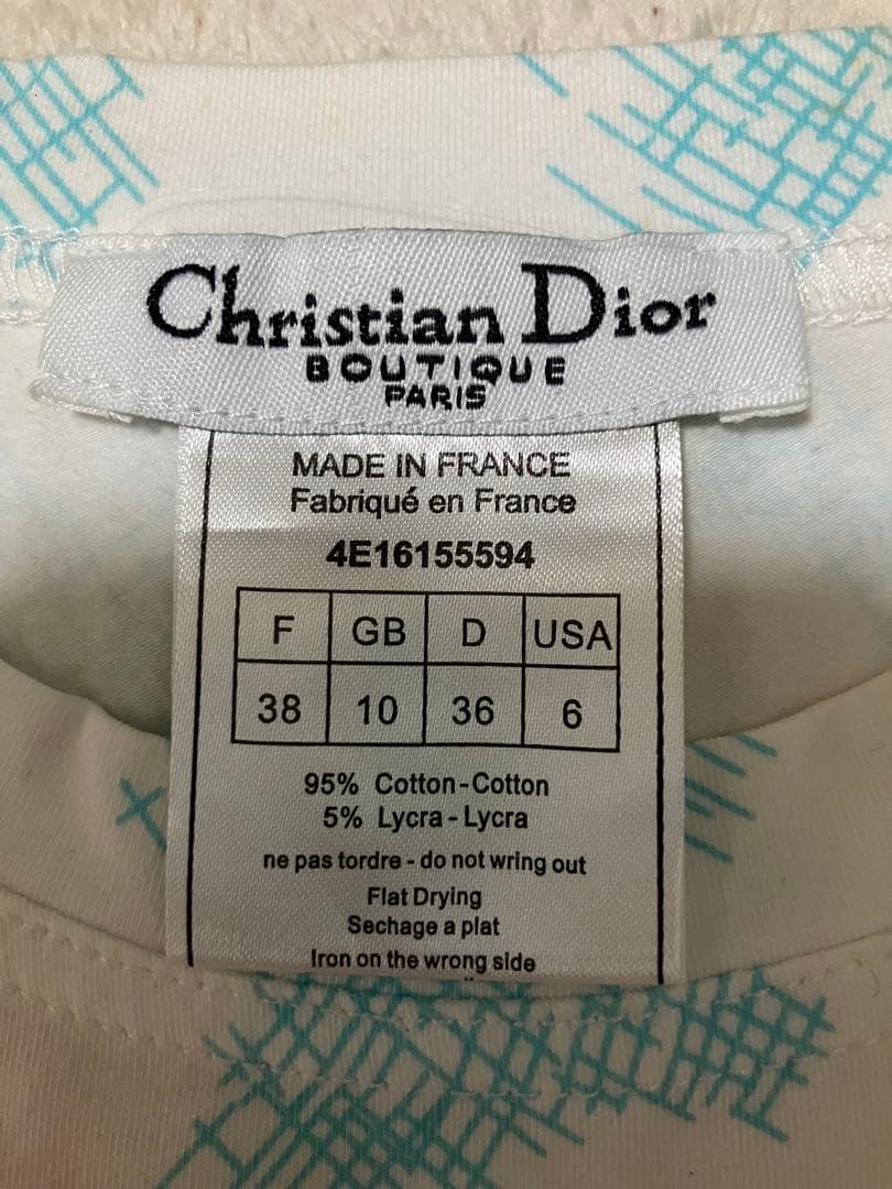 クリスチャンディオール ガリアーノ期 総柄プリント Ｔシャツ 38