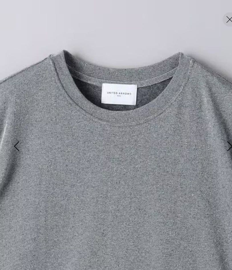 UNITED ARROWS ラメＴシャツ　ダークグレー