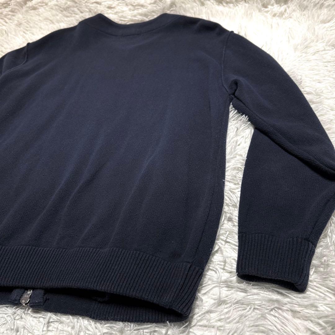 Vandori コットンジップアップブルゾン ネイビー L
