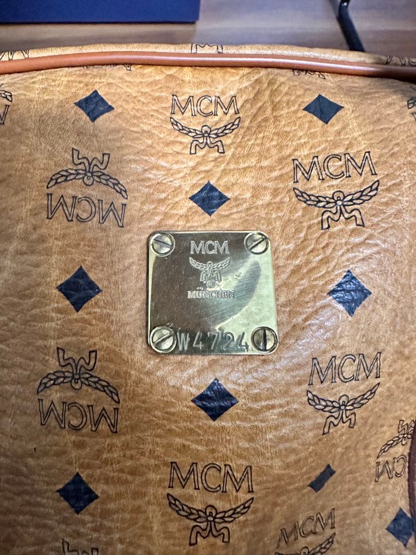 美品⭐︎MCM ボストンバッグ W 4724 ブラウン