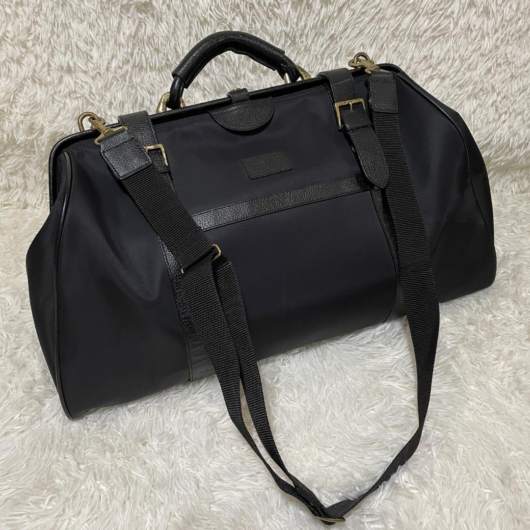KENZO ケンゾー　2WAY　ダレスバッグ　ボストン　トラベル　ブラック