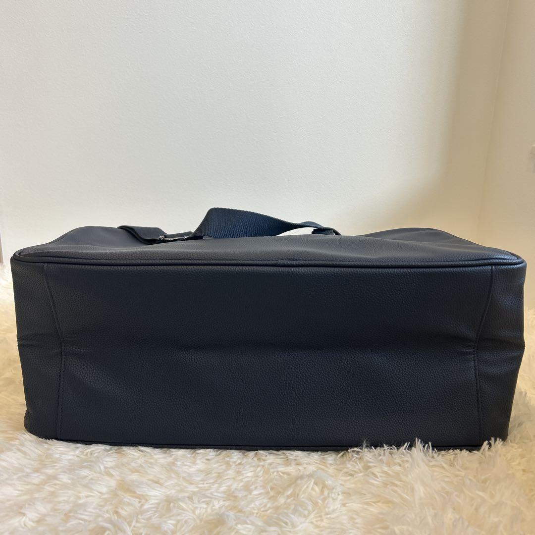 新品⭐︎ラルフローレン ボストンバッグ 大型 ネイビー 型押しロゴ 限定
