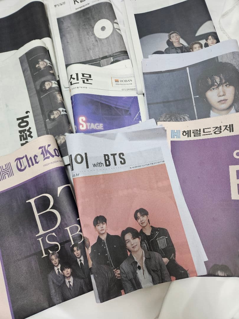 BTS ARIRANG カムバック 特別版 新聞 9部