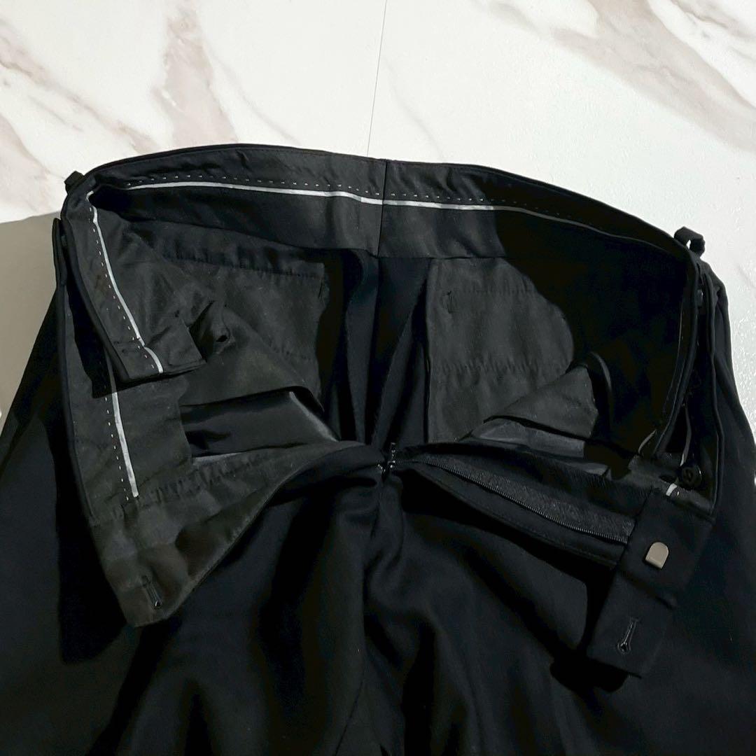 【極美品✨】パーソンズ スーツ セットアップ 黒　無地 喪服 A4