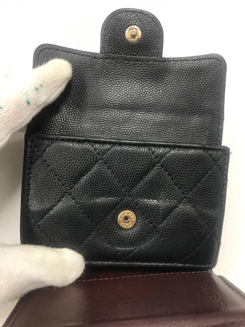 CHANEL シャネル マトラッセ　3つ折り財布