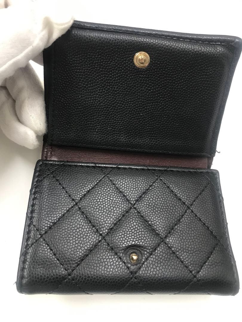 CHANEL シャネル マトラッセ　3つ折り財布