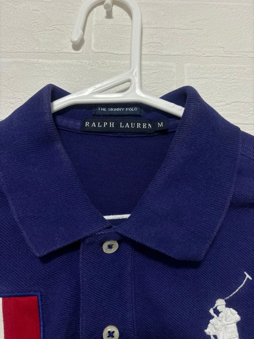 RALPH LAUREN スキニーポロ イタリア ビッグポニーM 90-08年代