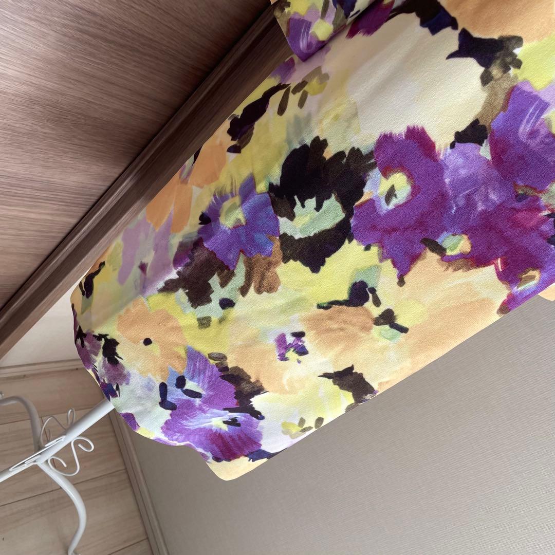 極美品 ☆GRACE CONTINENTAL ワンピース 36花柄 上品