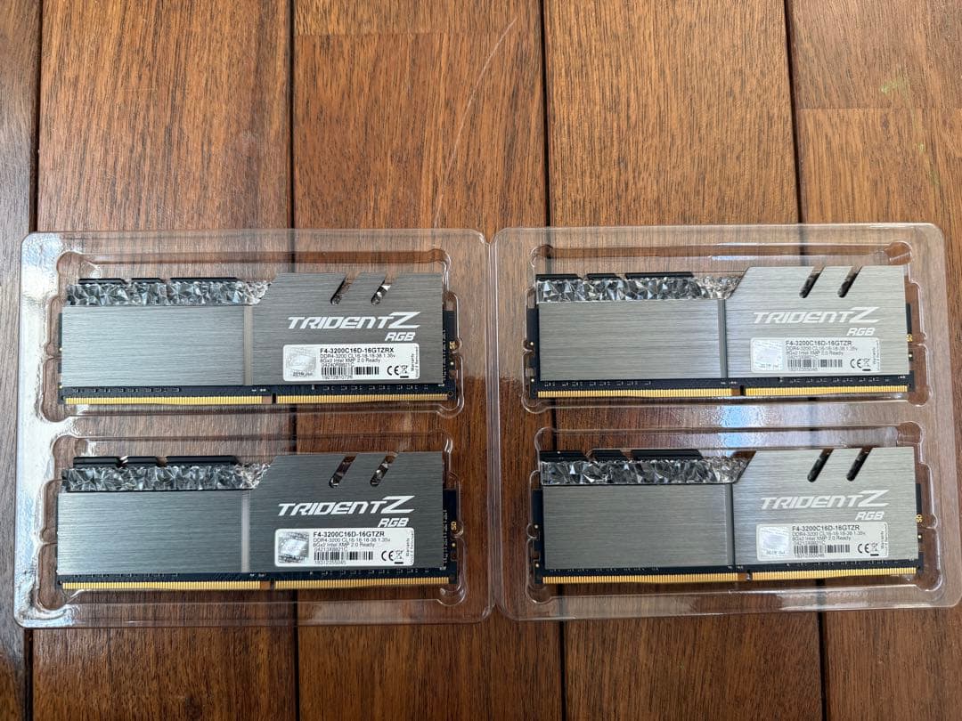 天*々様 G.SKILL Trident Z RGB 8GB×4 3200MHz