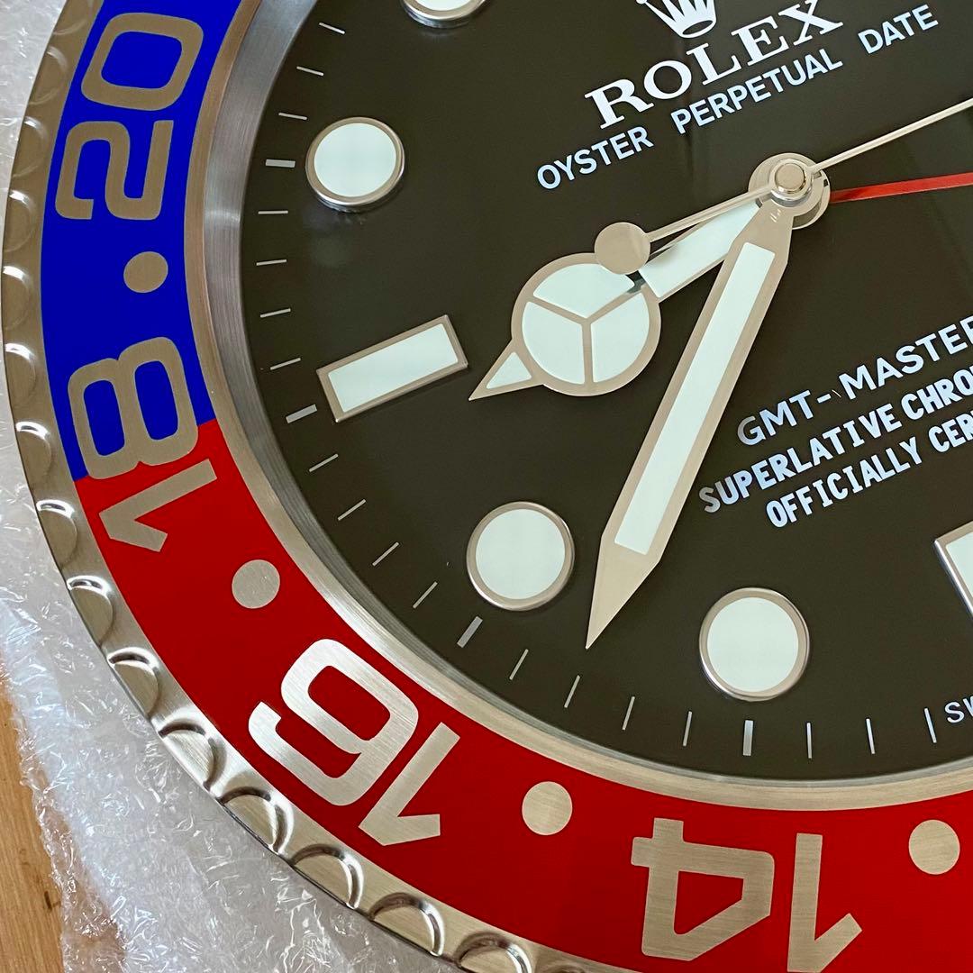 新品 海外販促品 GMTマスターII　ペプシ　ロレックス　掛け時計