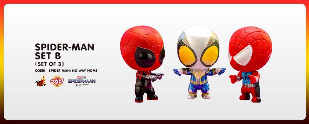 【コスビ】 『スパイダーマン：アクロス・ザ・スパイダーバース』3体セット