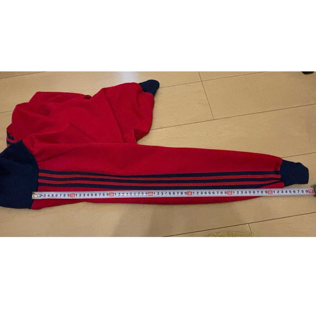 adidas 80’トラックジャケット 赤 デサント