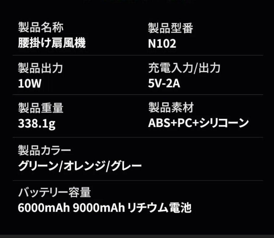今だけ物価高応援割 ２個【新品】腰掛け扇風機 ベルトファン 強力 腰掛けファン