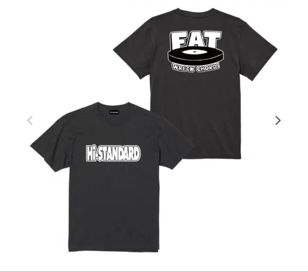 ハイスタ×FAT ロゴT XXL ブラック