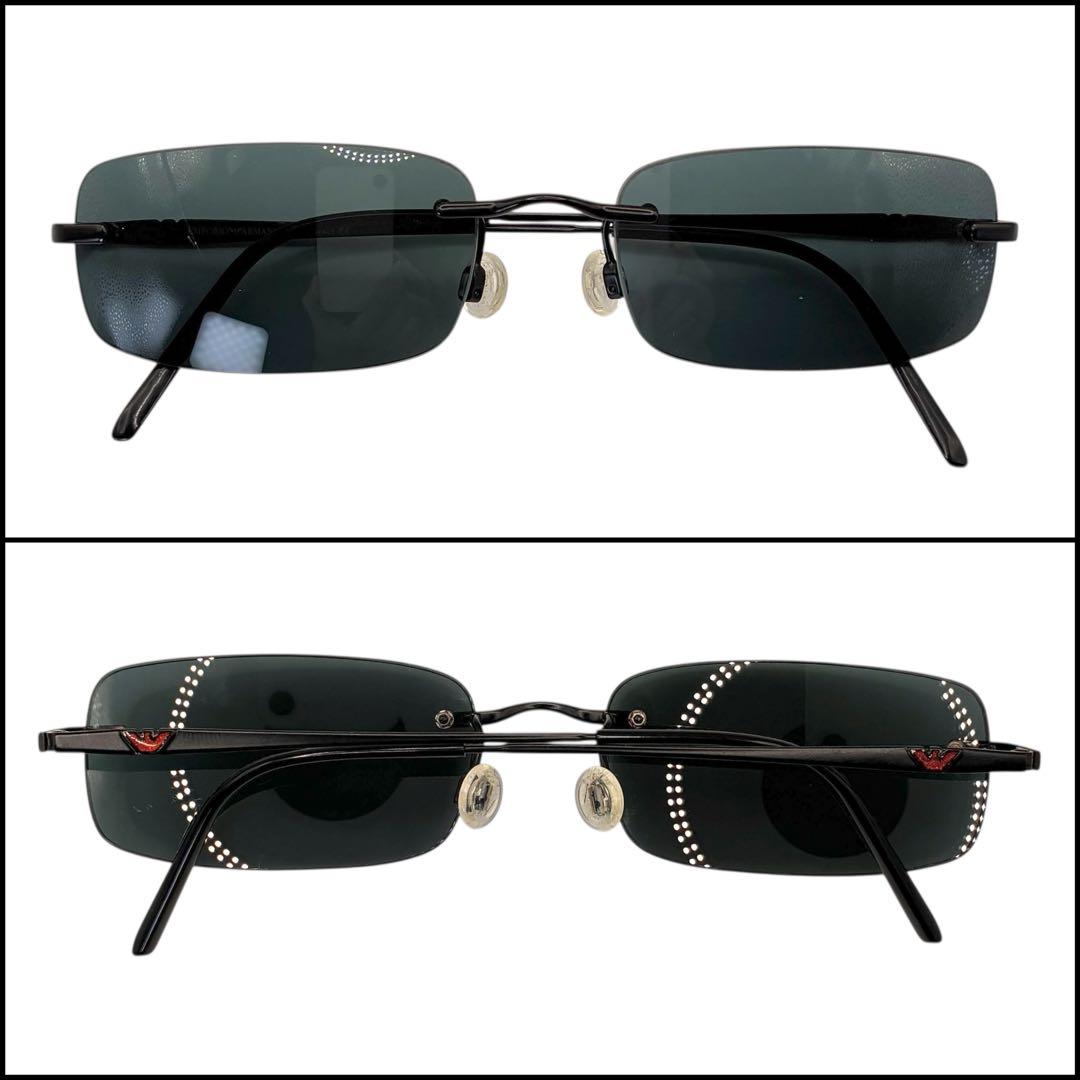EMPORIO ARMANI エンポリオアルマーニ　スクエア　リムレスサングラス