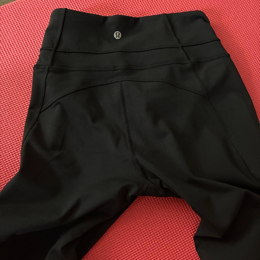 Lululemon 黒 フレア ヨガパンツ サイズ8