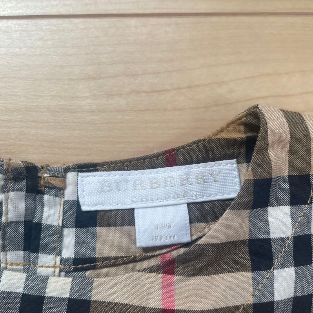 BURBERRY チェック柄 ワンピース 80から90