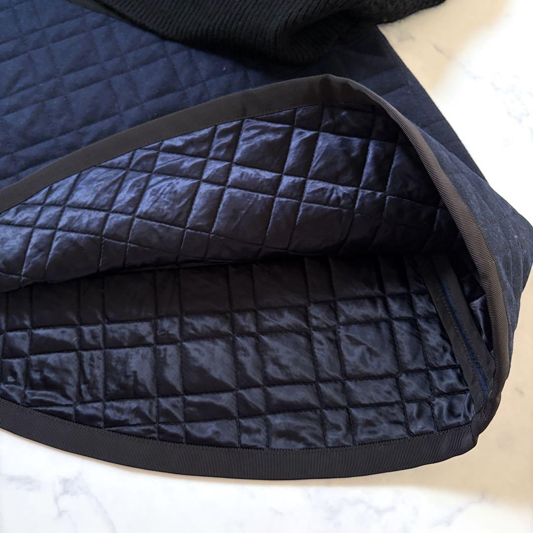 k*o様 新品タグ付き sacai luck ニットドッキングワンピース 黒×紺
