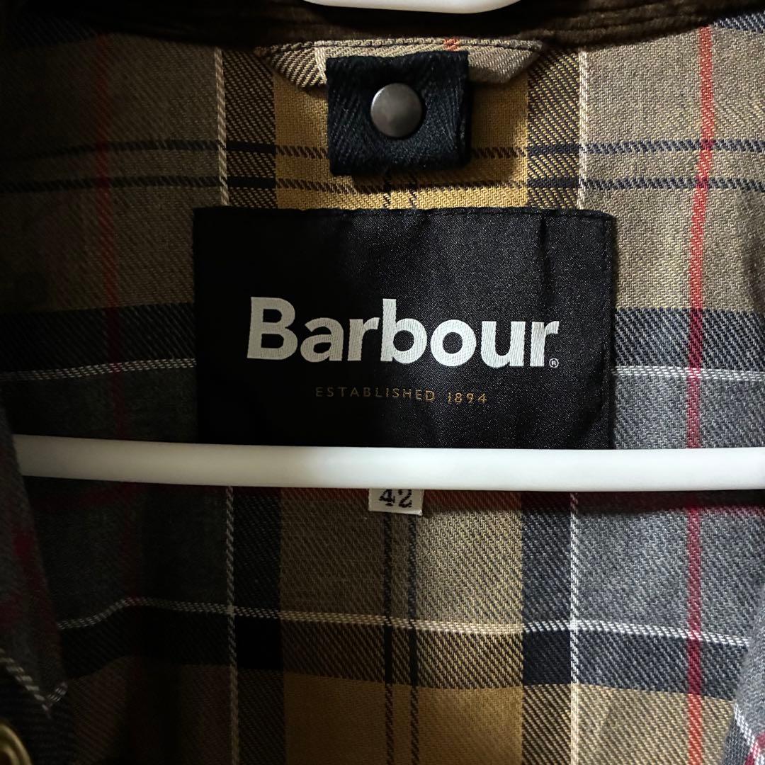 ジャケット・アウター Barbour BEDALE OS Sleeve Glay 42