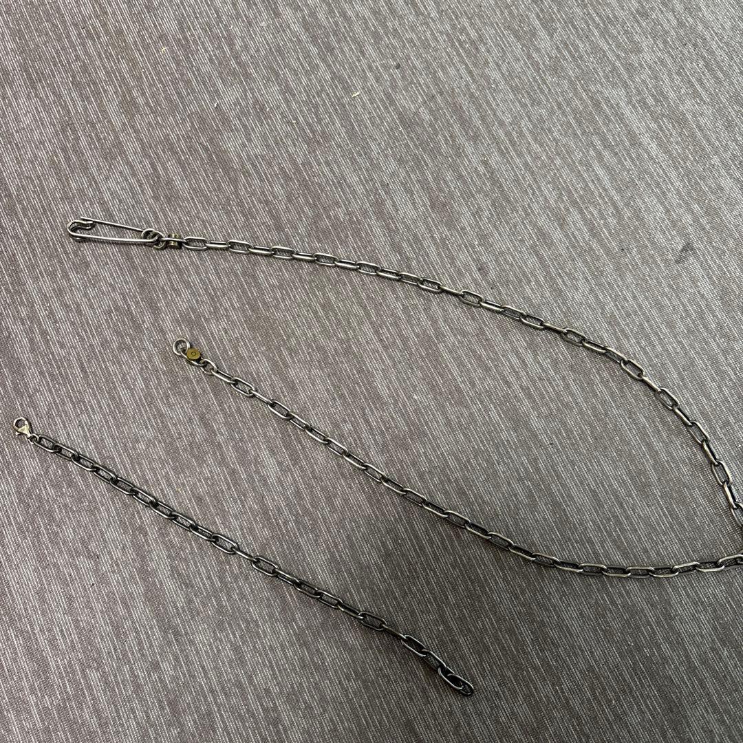 ジャムホームメイド メンズ　安全ピンネックレス