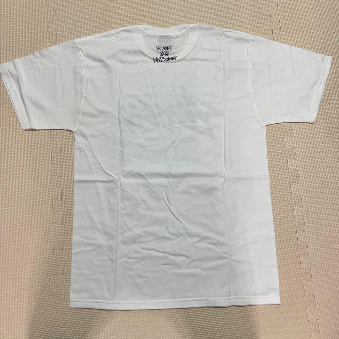A BATHING APE×stussy30thTシャツ グリーンカモホワイトM