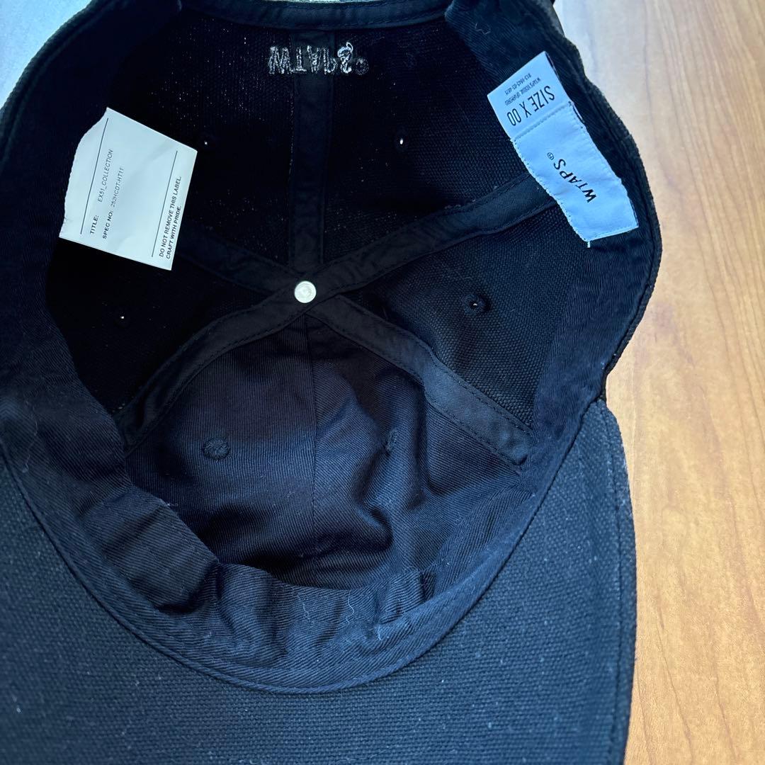 WTAPS T-6M 02 Cap Cotton CNVS Black 着用品