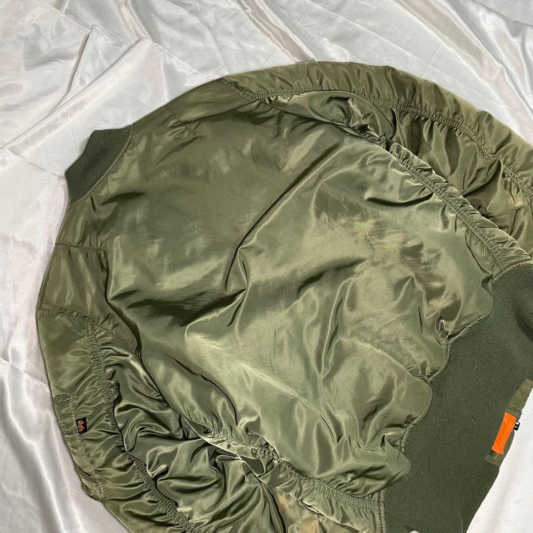 00s USA製 ALPHA MA-1 MA1 flight jacket S