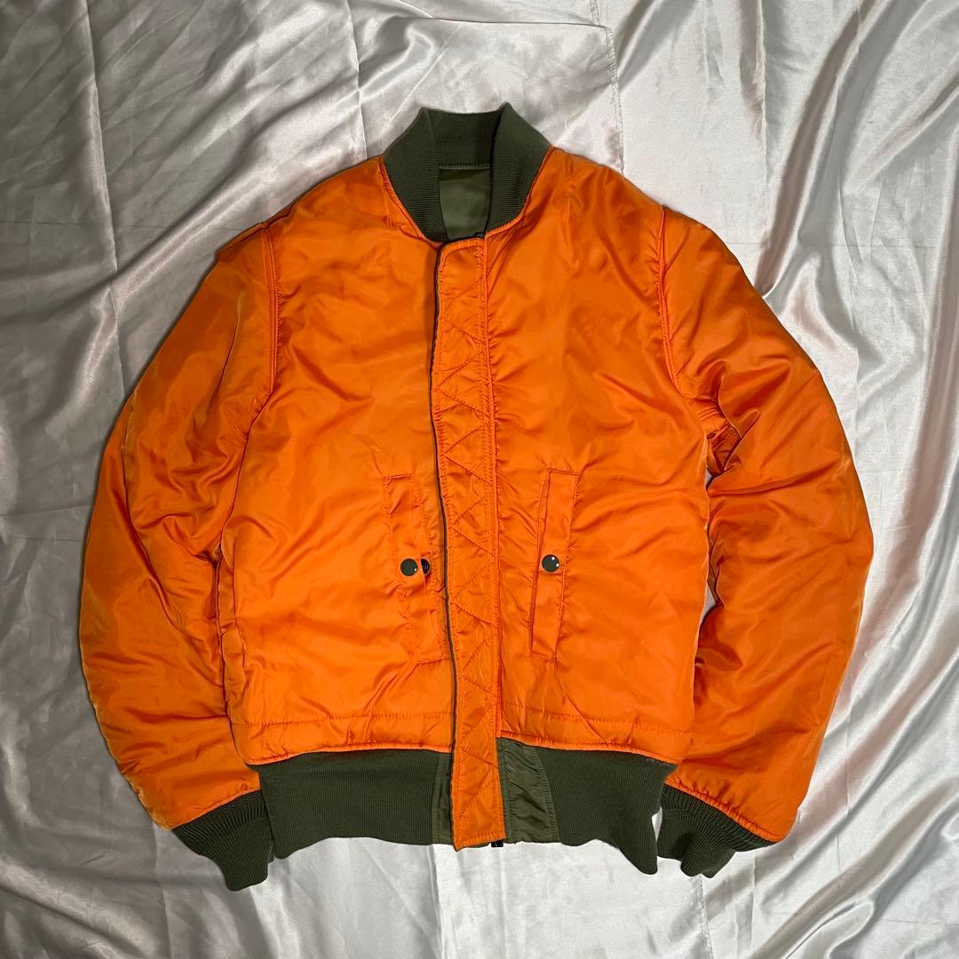 00s USA製 ALPHA MA-1 MA1 flight jacket S
