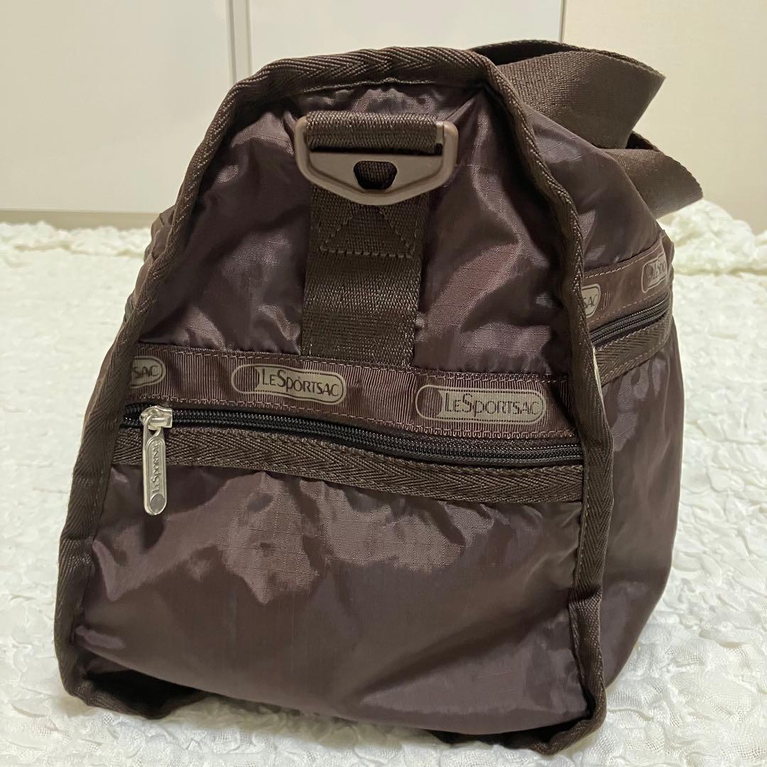 【極美品】LESPORTSAC レスポートサック ボストン 大容量 ブラウン