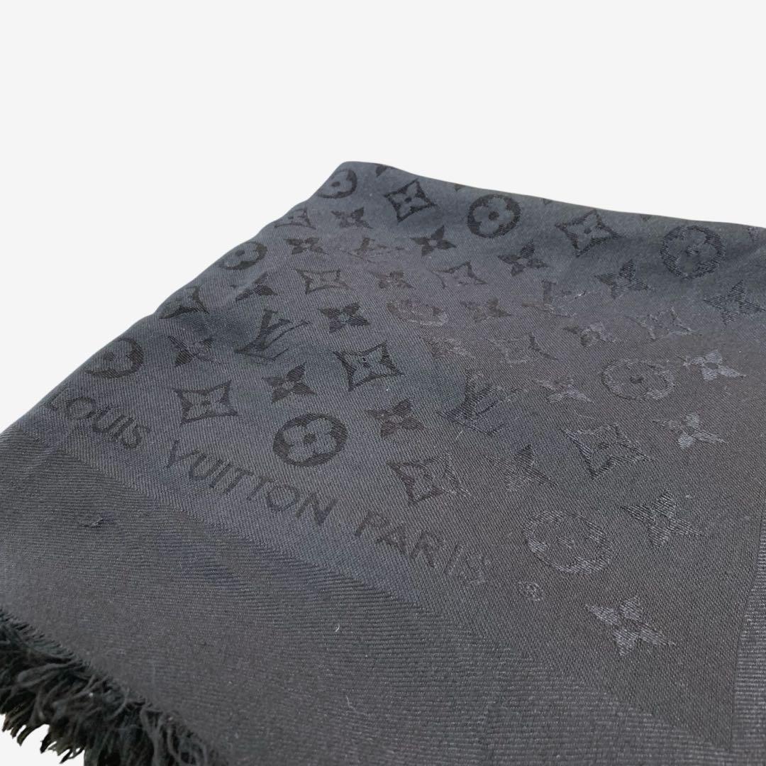 LOUIS VUITTON 大判ストール　ブラック