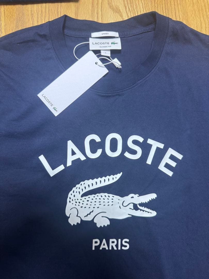 ラコステ tシャツユニセックスL新品タグあり