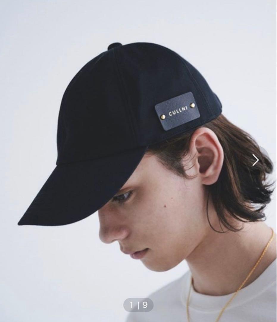 帽子 CULLNI Chino Leather Emblem Cap CP002