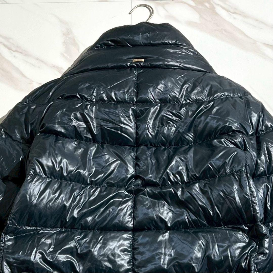 HERNO ヘルノ ダウンコート キルティング 42 レディース ロング 光沢