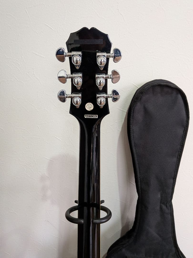 【z】Epiphone Les Paul ブラック エレキギター【小物付】