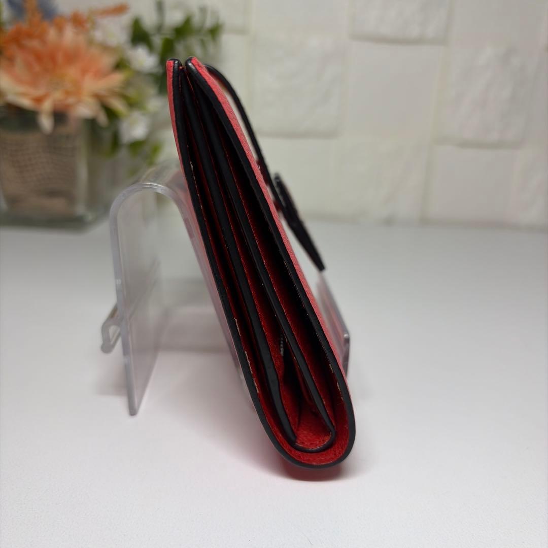 超美品 LOEWE 二つ折り財布 バーティカル ウォレット ミディアム