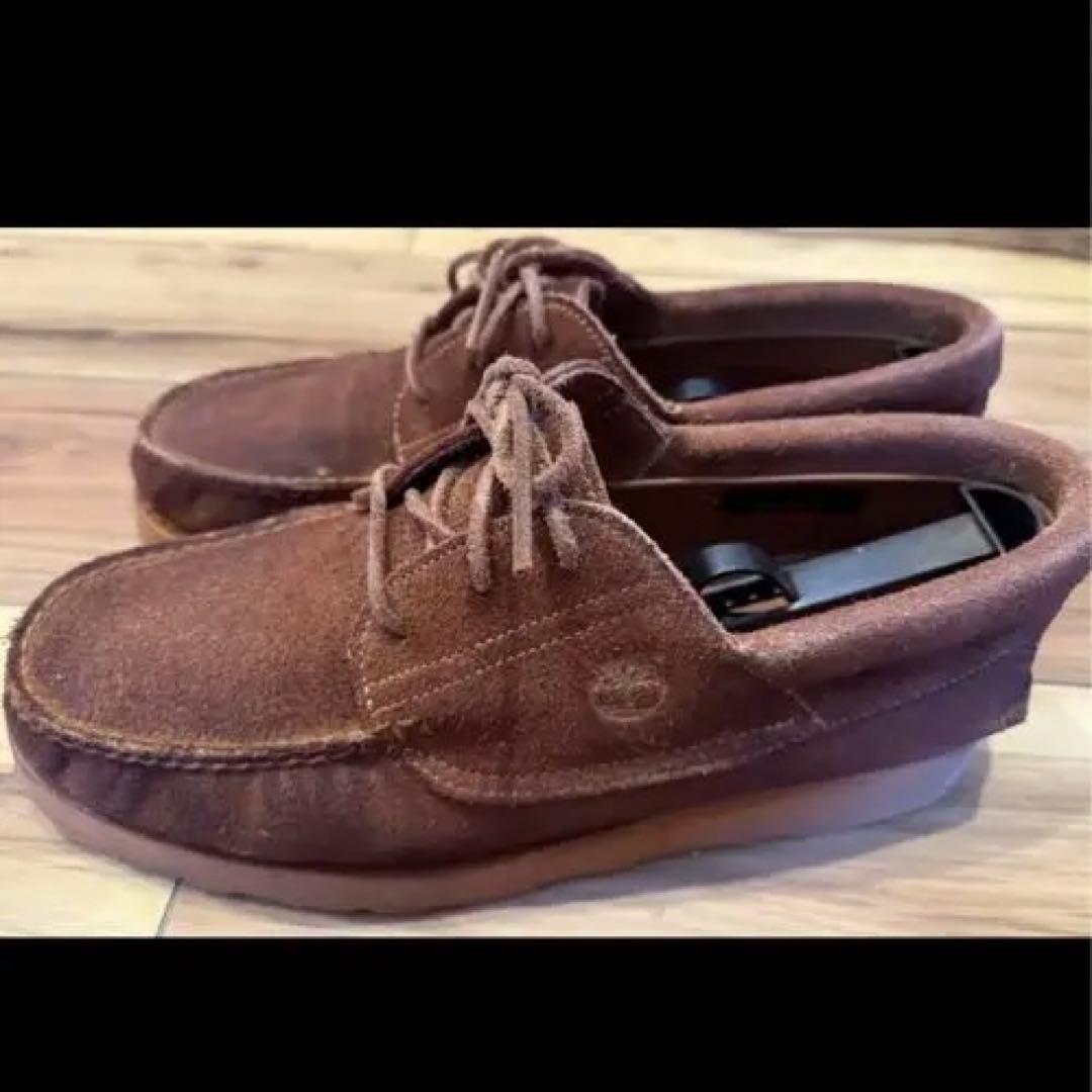 【最終値下げ】Timberland ブラウン スエード デッキシューズ