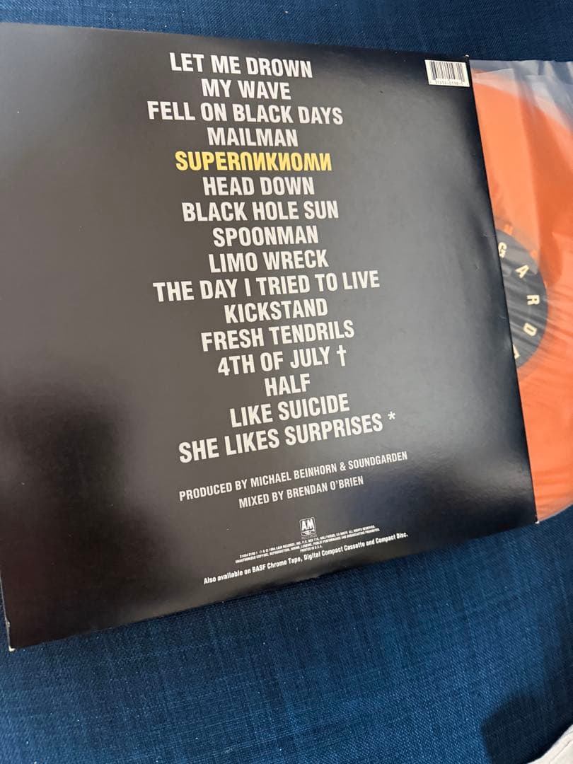 soundgarden superunknown US限定レコード！