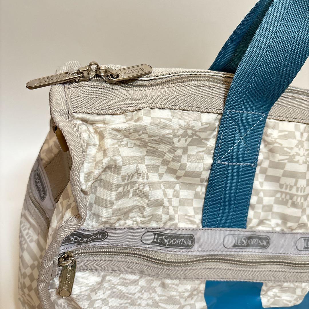 【Le Sportsac】極美品 2way コラボ ラビット白 ボストンバッグ