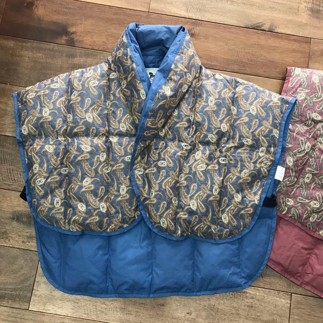 美品　セリーヌ ペーズリーダウン　フェザー　ポンチョ　セット