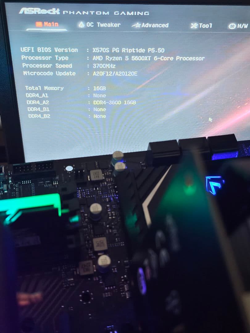 G.SKILL DDR4 3600 16GB ×1