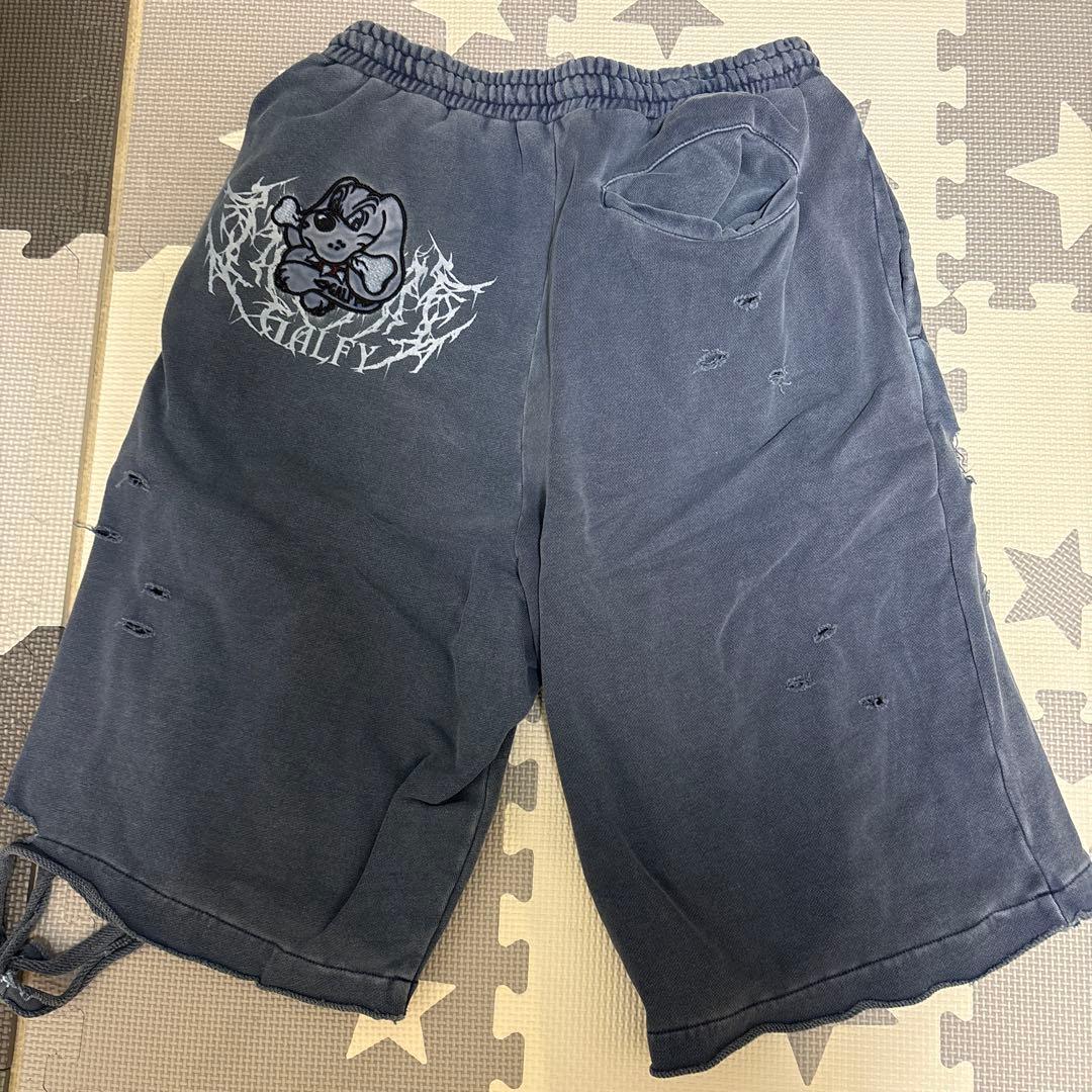 ピ*認様 ガルフィーGALFY 染め染めわんちゃんダメージTシャツ中型犬　L セ