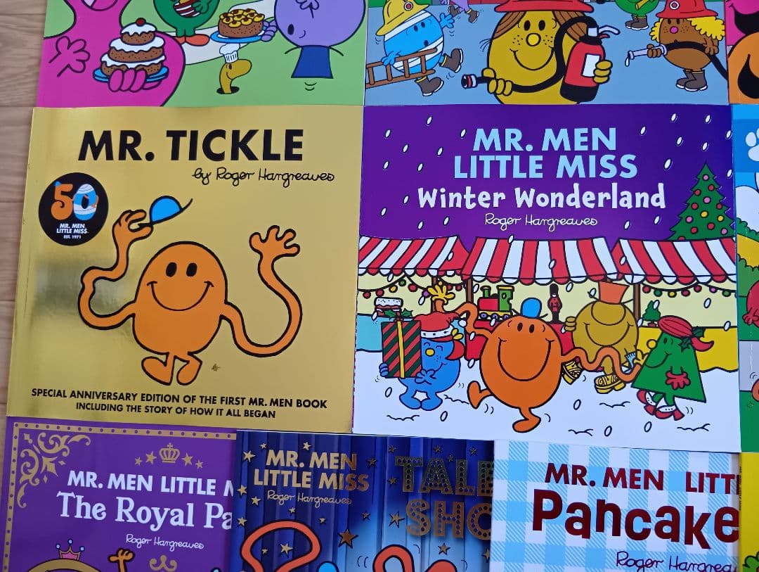 正規品 新品 Mr. Men 大きいサイズ 10冊セット 幼児 洋書 英語 絵本
