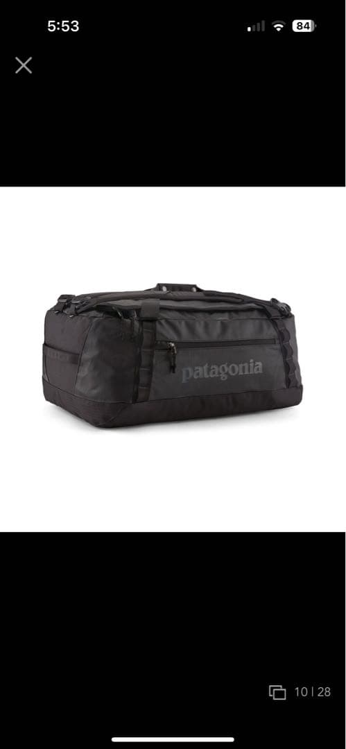 パタゴニア　ブラックホール　ダッフル 55L Patagonia 美品