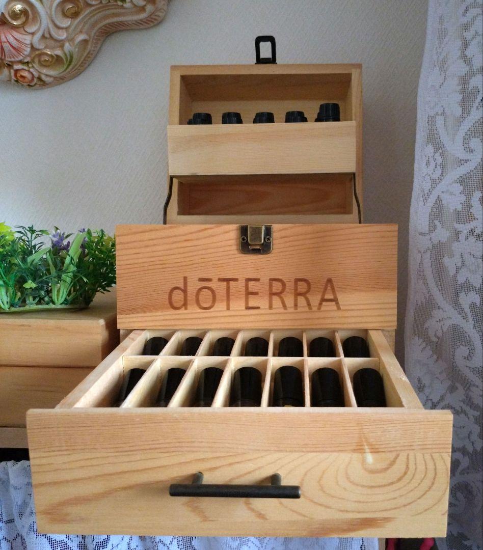新品　doTERRA ウッドボックス 3段 木箱